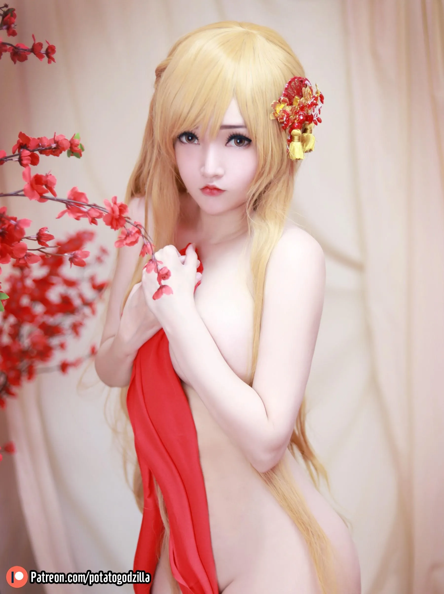 Potato Godzilla – NO.73 Asuna Yuuki Qipao [53P]插图2